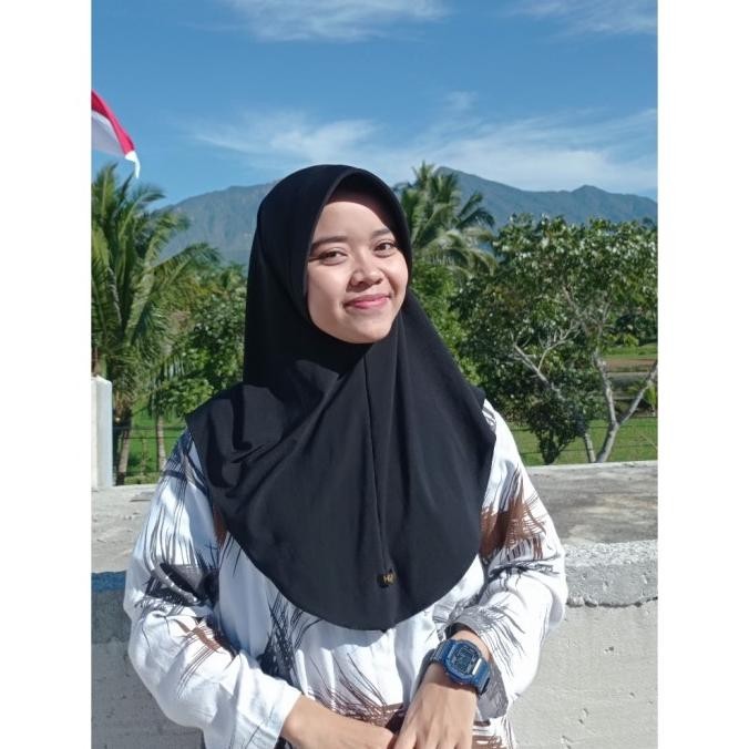 Jilbab Instan Terbaru Slim Pet Ukuran M Premium Antem Daily Sporty S003