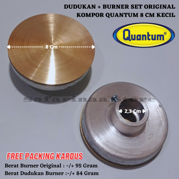 @=@=@=@=] Tungku / Dudukan Burner Set Kompor Quantum Original 8 Cm Kecil