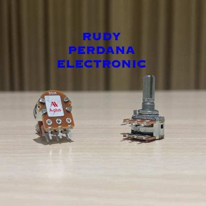 *:*:*:*:*] POTENSIO 50K 50 K OHM STEREO ROTARY KLIK A-PLUS APLUS ALPHA
