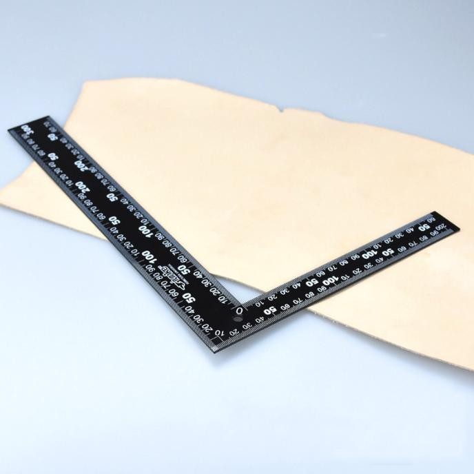 

] Penggaris Siku Corner Square Ruler Leather Craft Tools