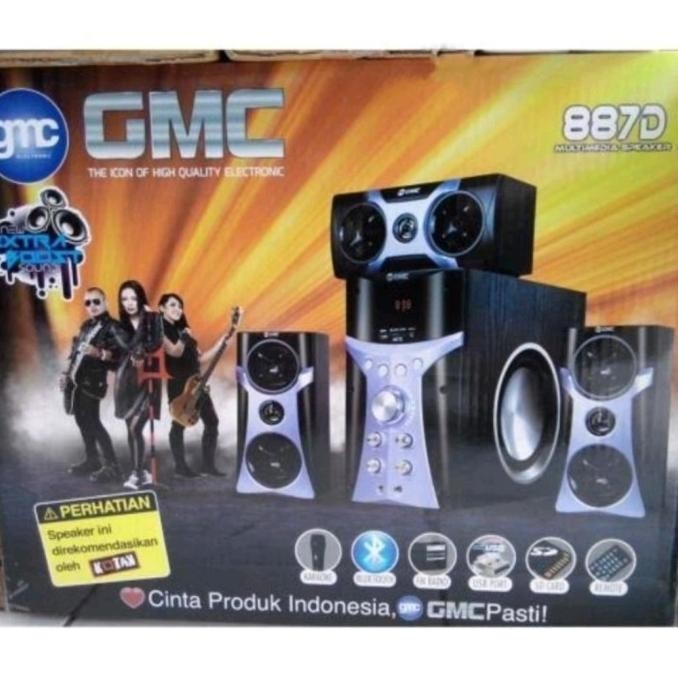 Ready stock] Speaker multimedia bluetooth GMC 887D