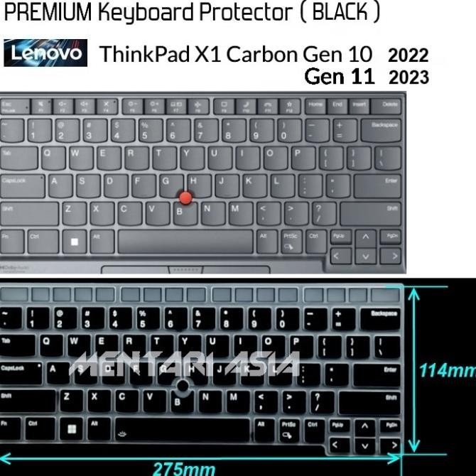 Keyboard Protector Lenovo ThinkPad X1 Carbon Gen-10 Gen-11 - BLACK