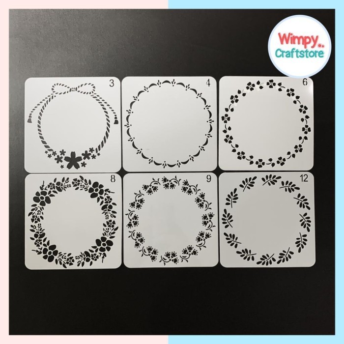 

Terbaru Plastik Stencil Stensil Dekorasi Motif Cetakan Texture Motif 13 Promo Terlaris