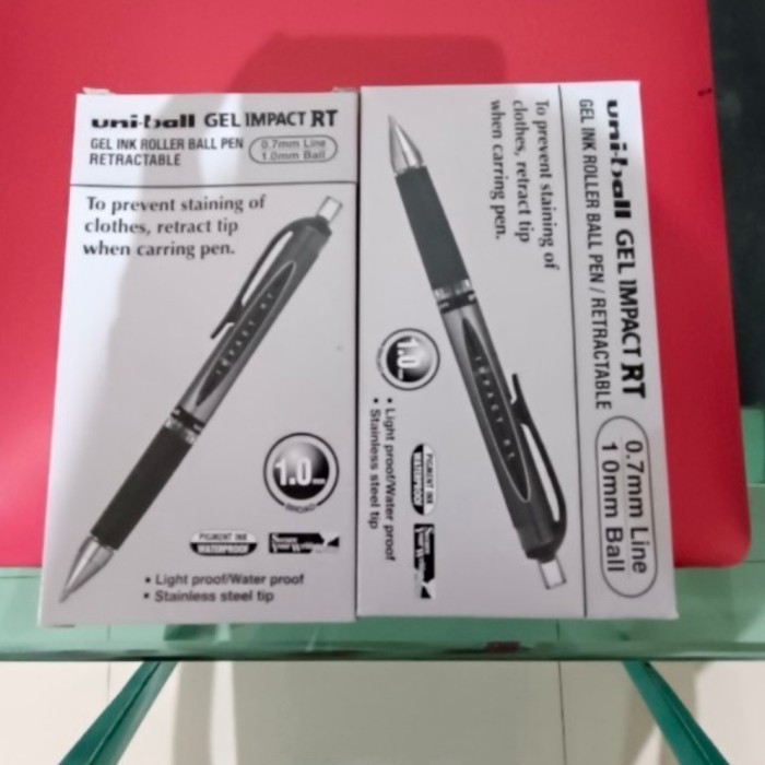 

pulpen uni ball GEL IMPACT RT 1.0 PIGMEN INK PEN UNIBALL IMPACT 152s
