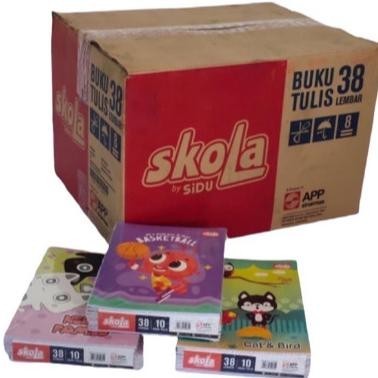 

BUKU TULIS SKOLA BY SIDU 38 LEMBAR ( PAK / 10 PCS ) TERLARIS