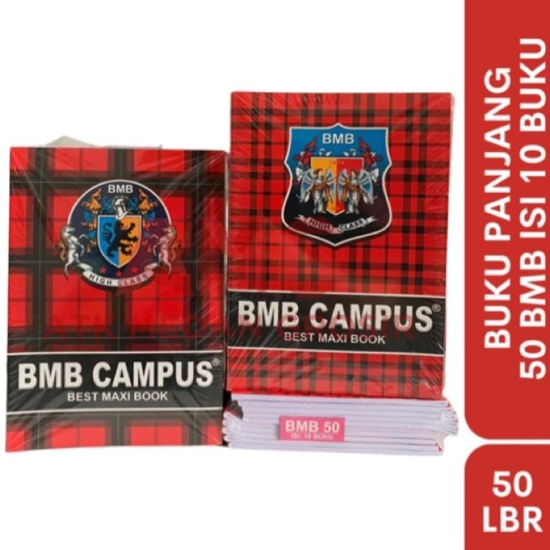 

Buku tulis panjang isi 50lembar BMB harga perbungkus 10pcs cuma FLASH SALE