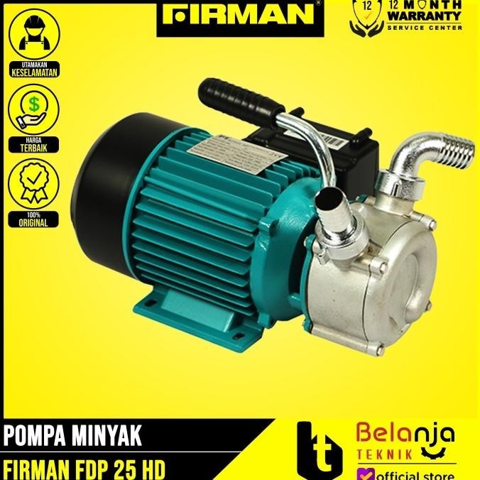 Firman Fdp 25 Hd Pompa Cairan Kental Solar Minyak Oli Fdp25Hd