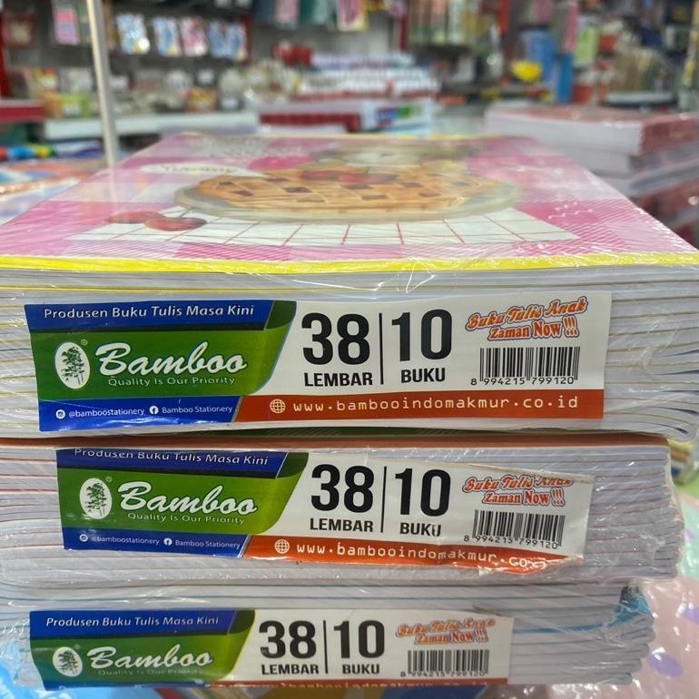 

Buku Tulis Sidu 38 / Buku Sidu38 lembar (1PAK= 10BUKU) BIG SALE