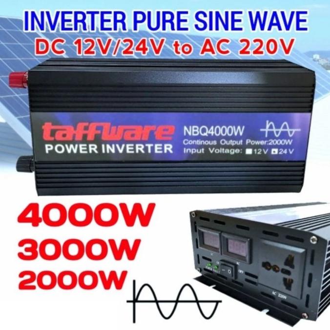 Power Inverter 2000 Watt Pure Sine Wave DC 12V AC 220V SUNYIMA PSW