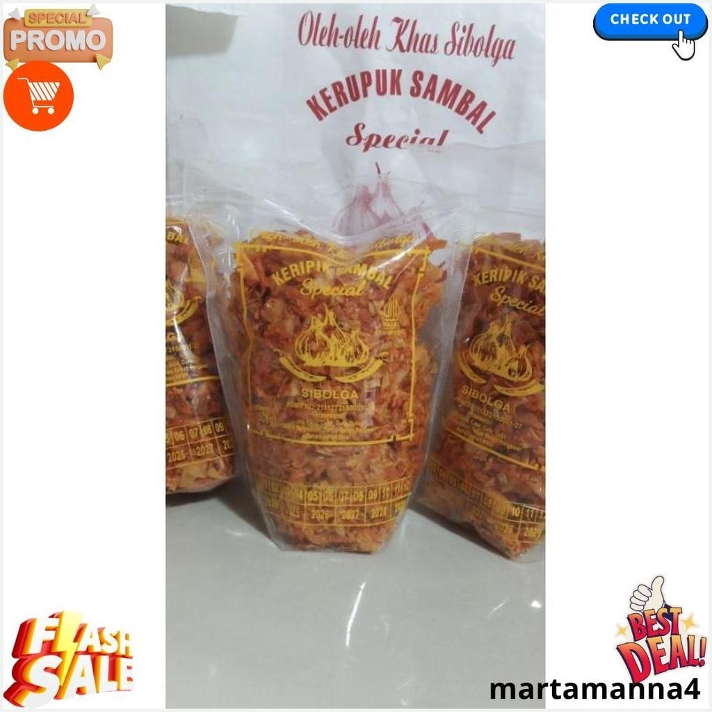 

Keripik Sambal Sibolga Kemasan 500Gr Original Produk