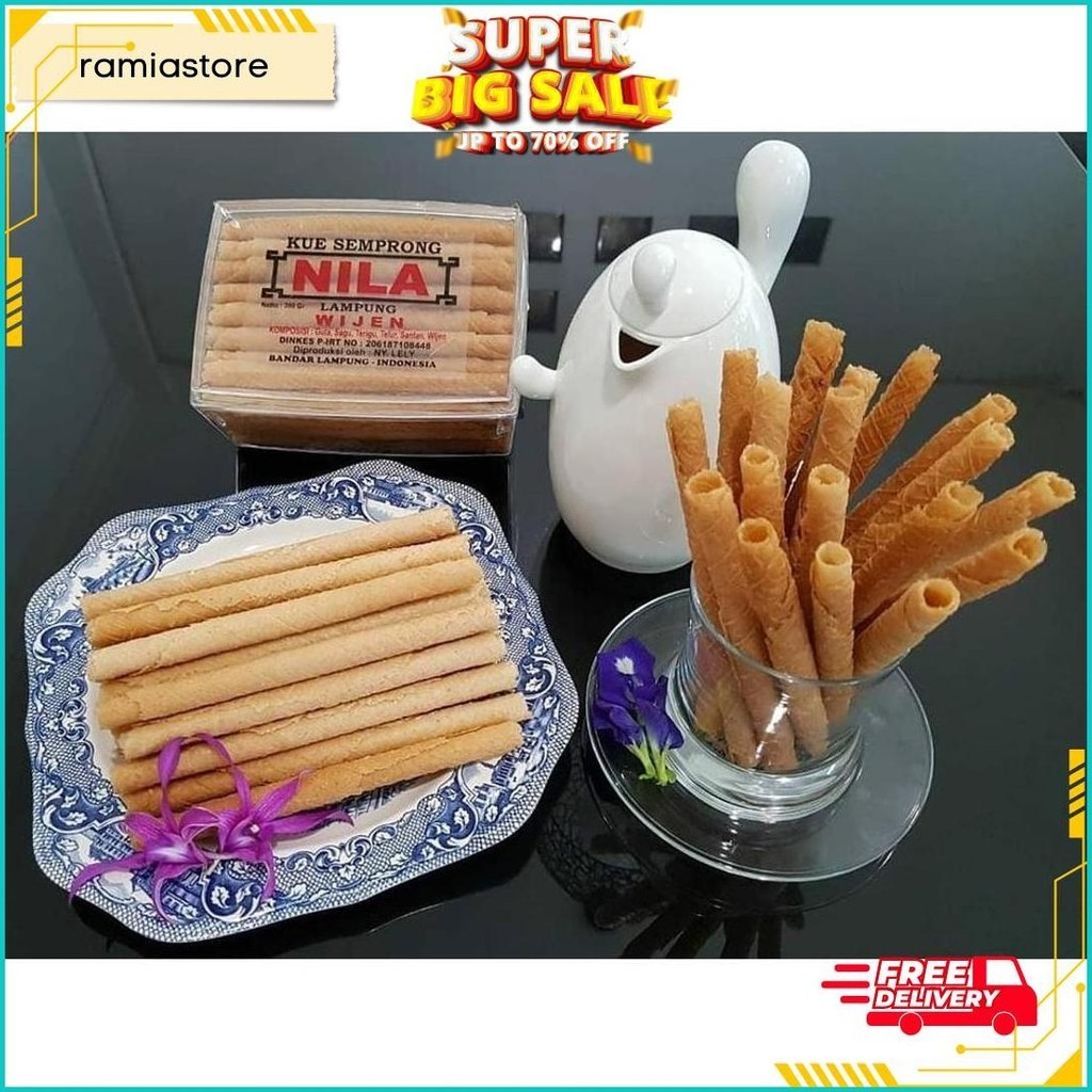 

Kue Semprong Nila Asli Lampung Original Produk