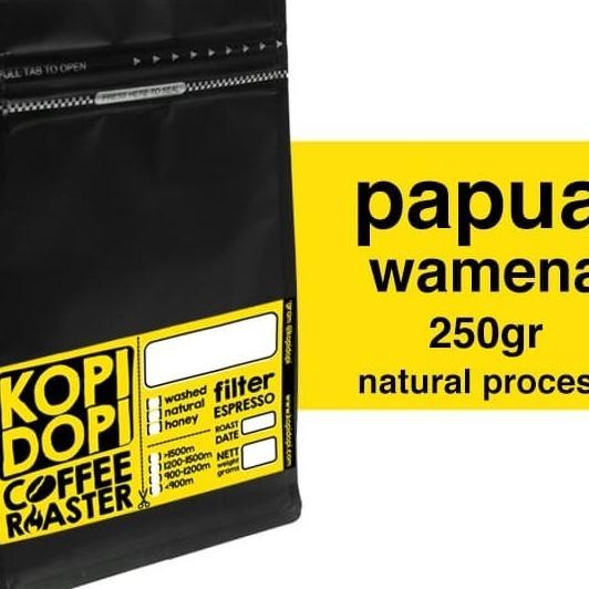 

Kopi Arabika Papua Wamena 250 Gram