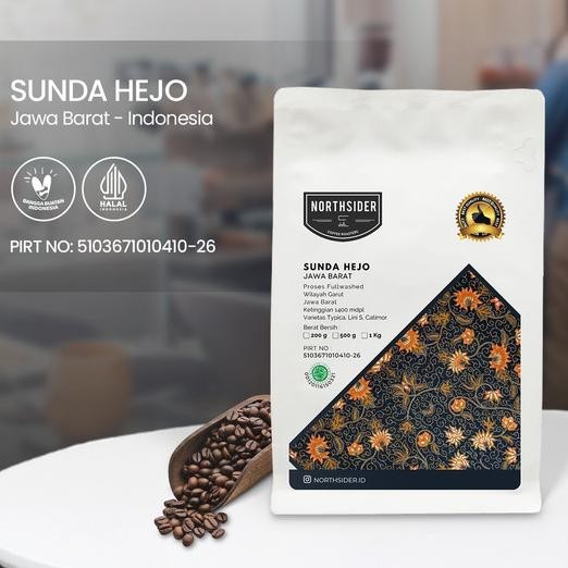 

Northsider Kopi Arabika Sunda Hejo Fully-Washed Coffee 200G