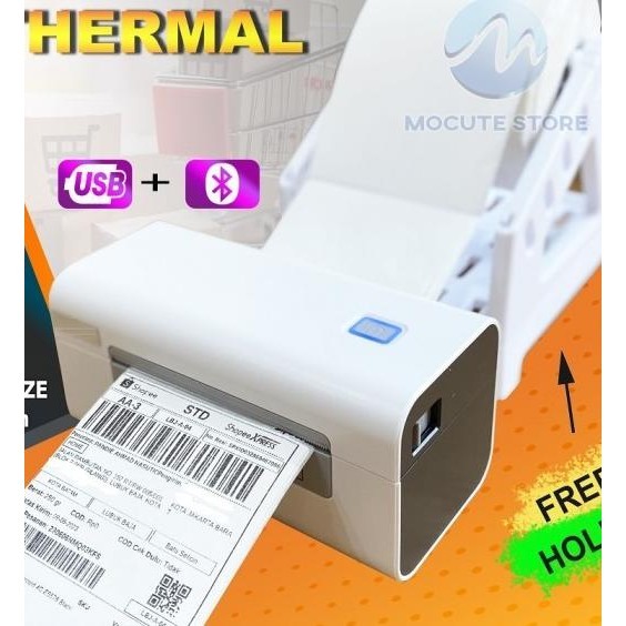 Printer Label Smartcom 100Mm Barcode Thermal Sm-465B White