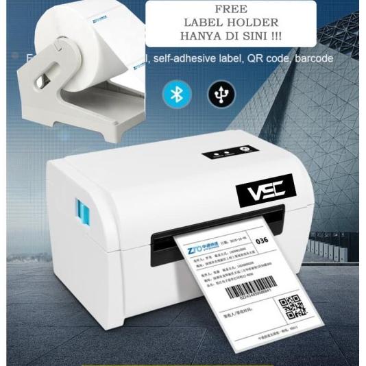 Printer Barcode Thermal/Label Printer 4" Vsc Lp-9200Ub Bluetooth + Usb