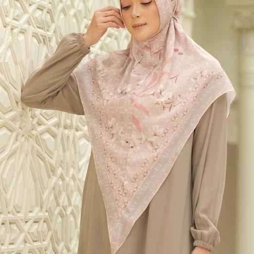 Fisura Scarf Khimar Printing Syari Harmony 34 Motif Baru