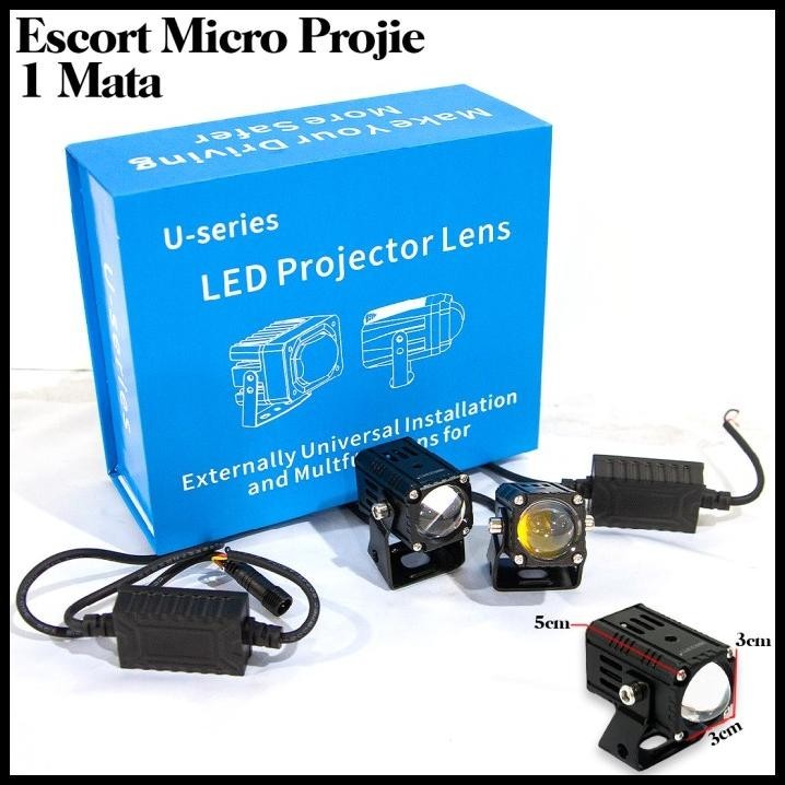 GRATIS ONGKIR X1 LED MINI PROJIE 1 MATA MINI LASER U-SERIES/MICRO PROJIE /SQL CREE 
