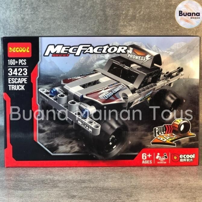 BRICKS DECOOL MECFACTOR MODEL TRUCK BRICK MAINAN EDUKASI ANAK BLOCK