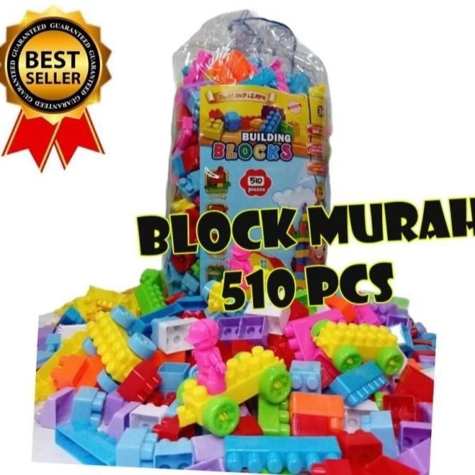 POPULER Mainan Lego Block Isi 510 Pcs Edukasi - Building Brick Anak