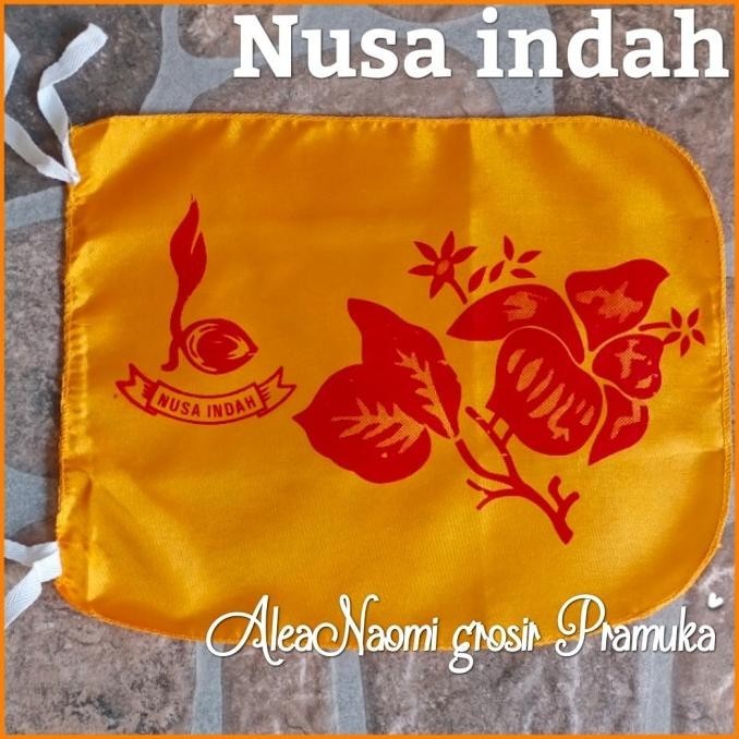 ___] bendera regu pramuka bunga nusa indah