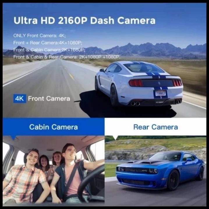 GRATIS ONGKIR DASHCAM 3 CAMERA AZDOME M550 PRO 