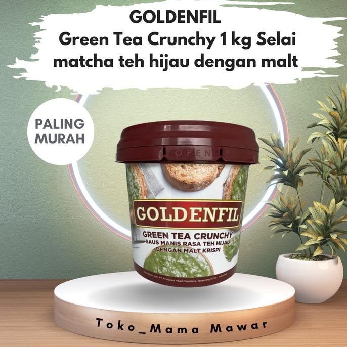 

Terlaris Paling Murah Goldenfil Green Tea Crunchy 1 Kg Selai Matcha Teh Hijau Dengan Malt Ready Stok