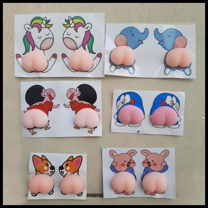 

TERMURAH STIKER TEMPELAN PANTAT SILICONE MOTIF CARTOON