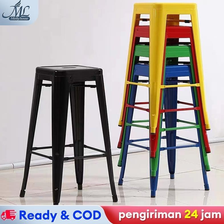 Kursi Besi Kursi Cafe Kursi Bar Besi Kursi Persegi Tinggi Kursi Tolix  kursi Tinggi