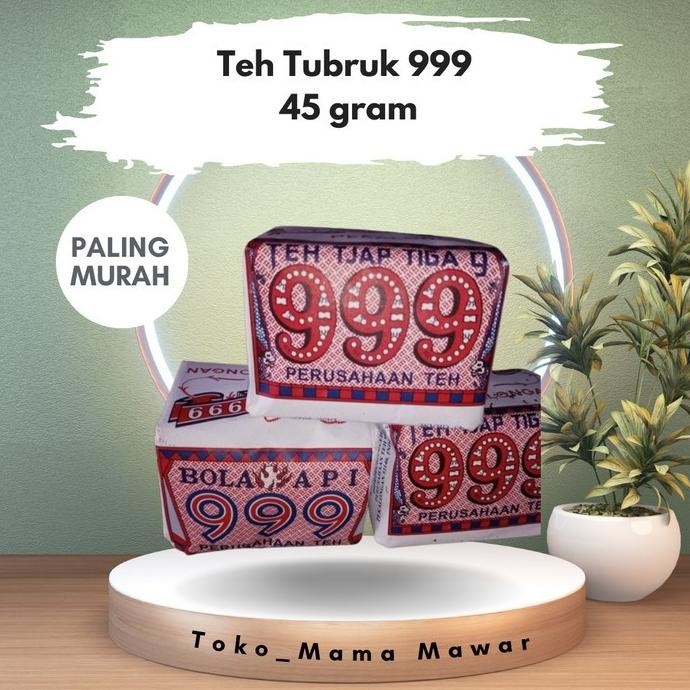 

Terlaris Paling Murah Teh Tubruk 999 45 Gram Ready Stok