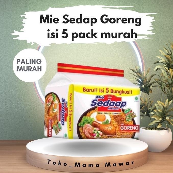 

Terlaris Paling Murah Mie Sedap Goreng Isi 5 Pack Exp 2025 Ready Stok