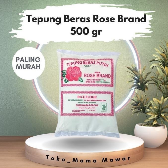 

Terlaris Paling Murah Tepung Beras Rose Brand 500Gr Ready Stok