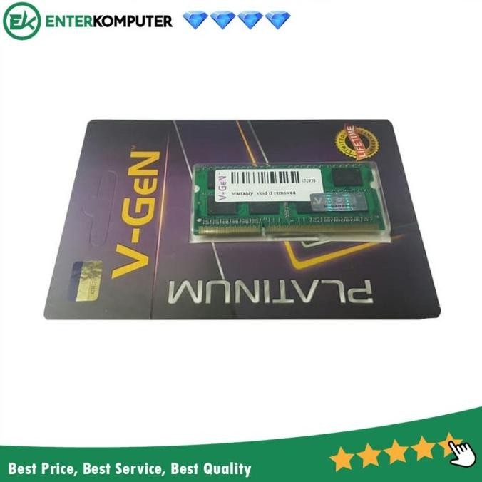Ram V-Gen So-Dimm Ddr3 Pc10600/Pc12800 8Gb
