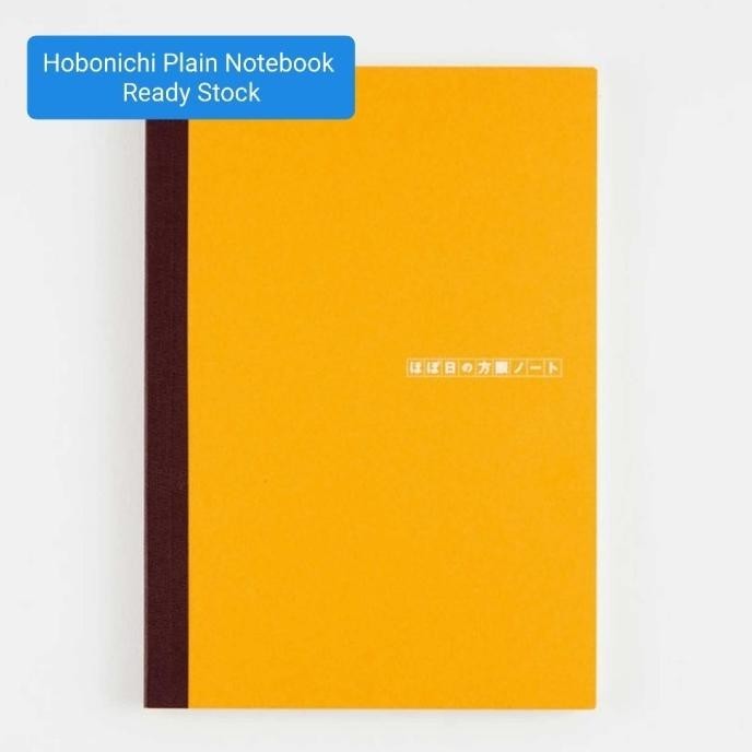 

Hobonichi Plain Notebook Grid, Tomoe River paper, A6 & A5