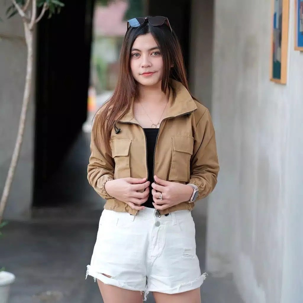 Jakett Hangat Jakt Import Premium Jakrt Terbaru Wanita Coach Musim Dingin Outdoor Original 100% Casu