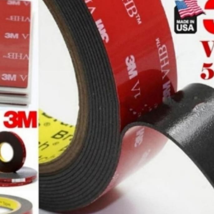 

3M VHB Black Double Tape Super Kuat 24mm x 4,5mtr