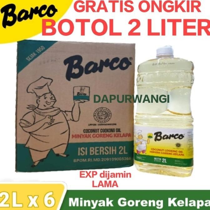 

BARCO Minyak Goreng Kelapa Murni Coconut Cooking Oil 2 Liter Botol H32T