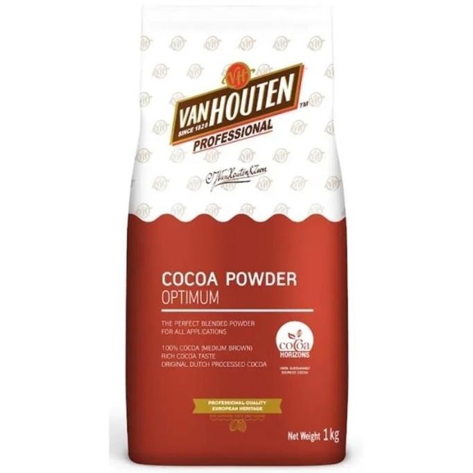 Cocoa Powder Van Houten Optimum /  Coklat Bubuk Van Houten - REPACK STS