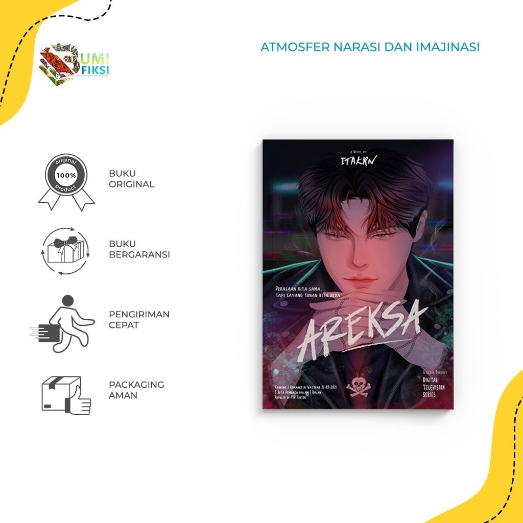 PROMO Buku Novel Areksa New Cover - Akad - Itakrn - Bumi Fiksi
