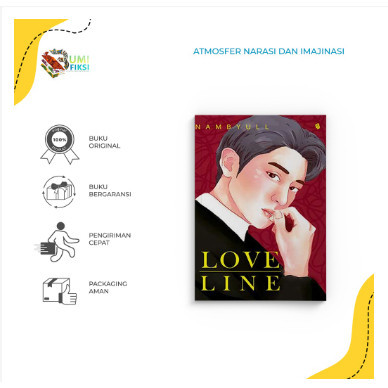 Pre Order - PROMO Buku Novel Love Line - Bukune - Nambyull - Bumi Fiksi