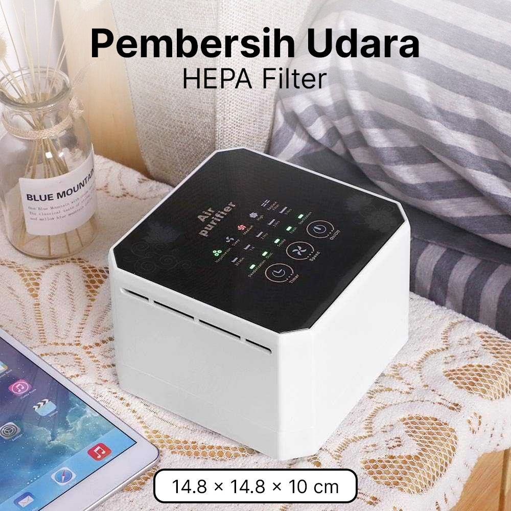 HM- NOBICO Air Purifier Cleaner Pembersih Udara HEPA Filter PM2.5 - J008 /air purifier/pembersih uda