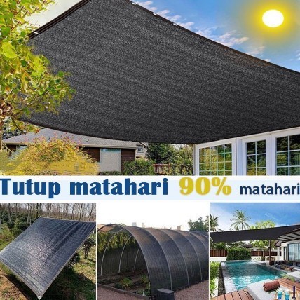 NEW Paranet 90% Anti-UV Sunshade Net / Hitam Jaring Paranet Pelindung