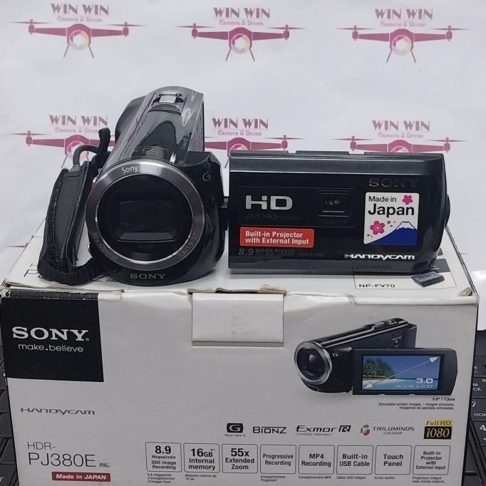 Camera Kamera Video Handycam Full Hd Sony Pj380 Pj380E Original