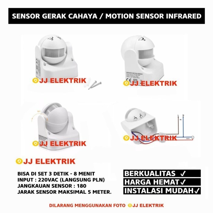 Sensor Gerak PIR Infrared Motion Sensor