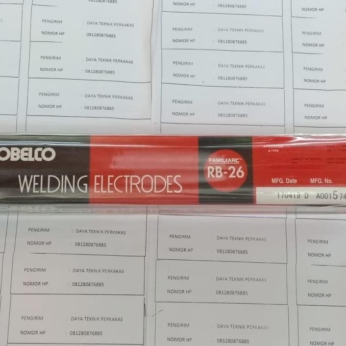 Kawat Las Rb-36 2Mm Kobe 2Kg - Kawat Las Besi 2Mm Rb26 Kobe 2Kg