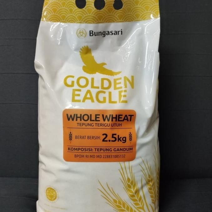 

Golden Eagle Whole Wheat / Tepung Gandum 2,5kg