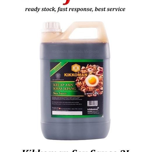

Kikkoman All Purpose Soy Sauce Halal 2L Kecap Asin Khas Jepang