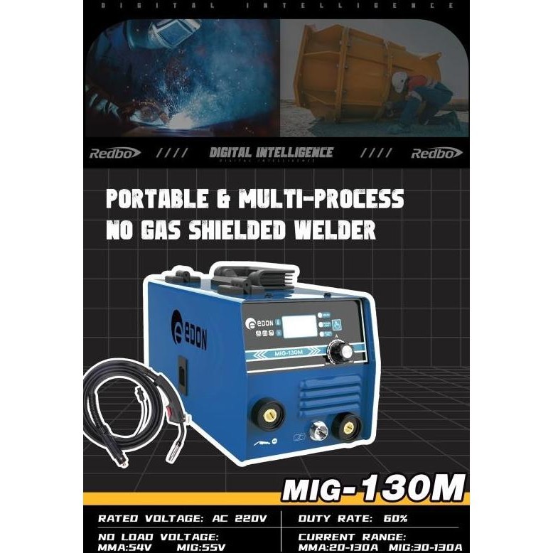Redbo Mig 160T/ Mesin Las Mig 160 Tanpa Gas Co2 Welding Gasless Japan