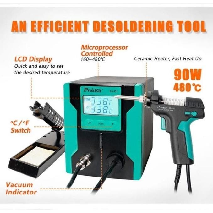 Proskit Ss-331B Lcd Desoldering Station / Solder Station Original
