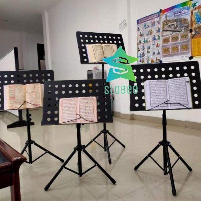 

Paling Laris Standbook Tripod Standing Penyangga Al Quran - Stand Buku Rehal- Rekal- Lekar Berdiri Terlaris