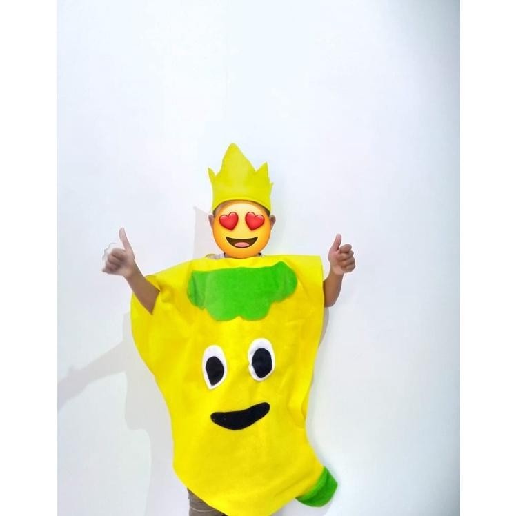 100% Kostum Karnaval Anak - Kostum Anak Karakter Buah Kostum Cosplay